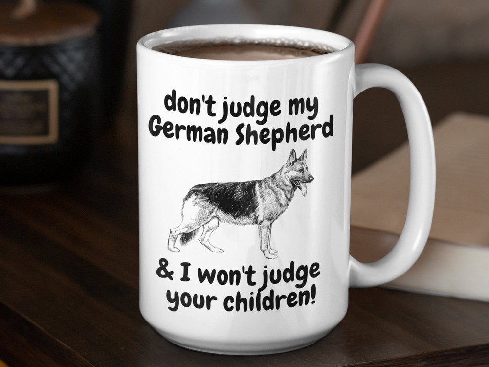Funny German Shepherd Coffee Mug Dog Gifts Funny Pet Mug Premium Quality