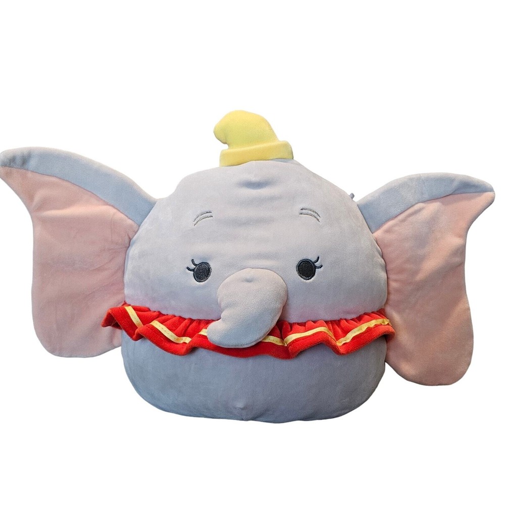 Disney Squishmallows 14-Inch Dumbo Elephant Soft Plush Stuffed Animal Toy