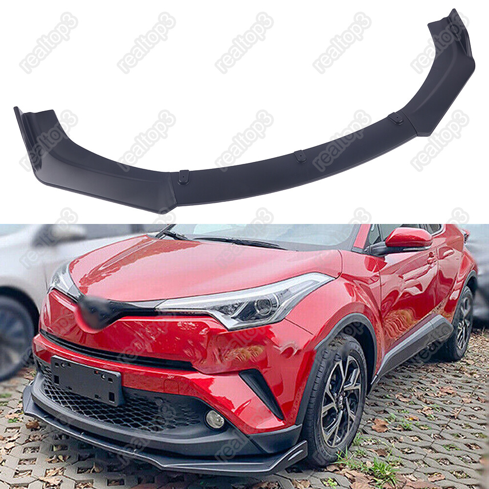 Black Front Bumper Lip Splitter Spoiler for Alfa Romeo Giulia GTA 2017-2022