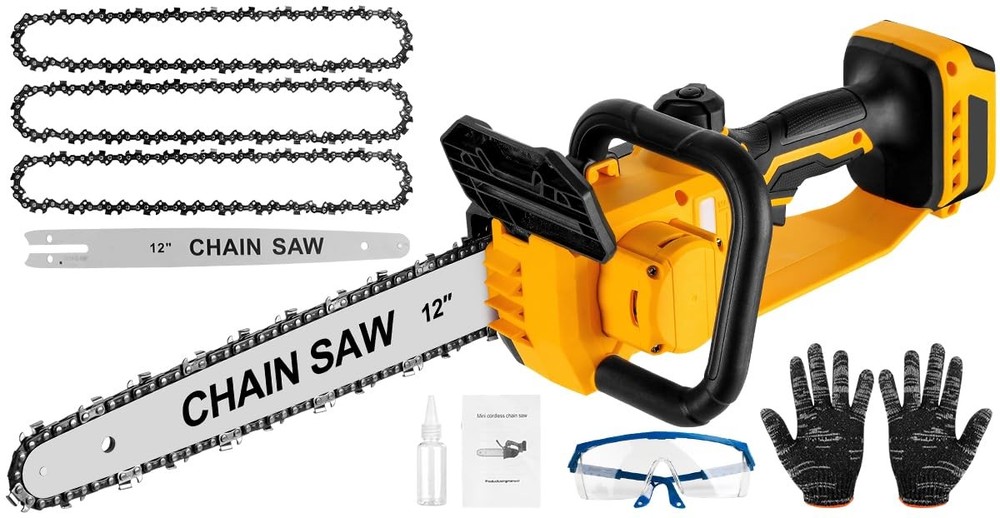 Mini Cordless Chainsaw for Dewalt 20V Battery - No Battery Included