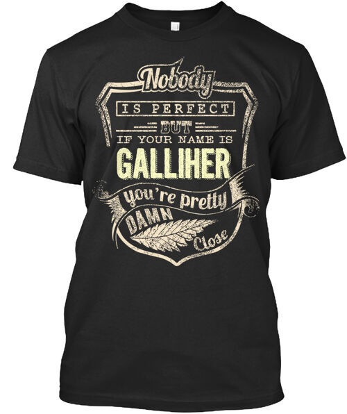 Galliher T-Shirt Made in the USA Size S to 5XL