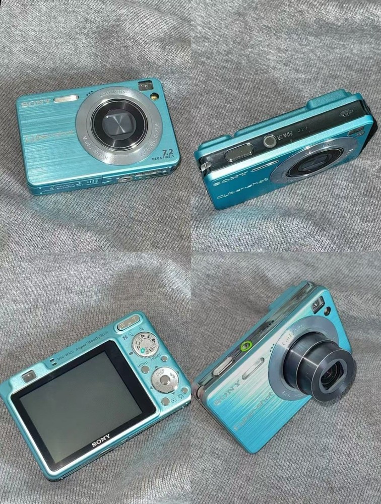 Sony Cyber-shot DSC-W120 7.2MP 4x Zoom Blue Digital Camera