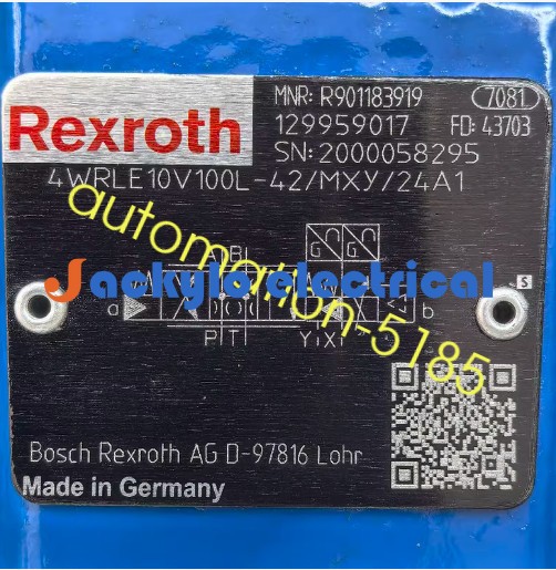 1PCS Rexroth R901183919 4WRle10V 100L-4X/MXY/24A1 brand new fedex or DHL