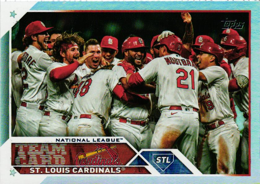 2023 Topps Series 1 Foil #234 St Louis Cardinals Team Card