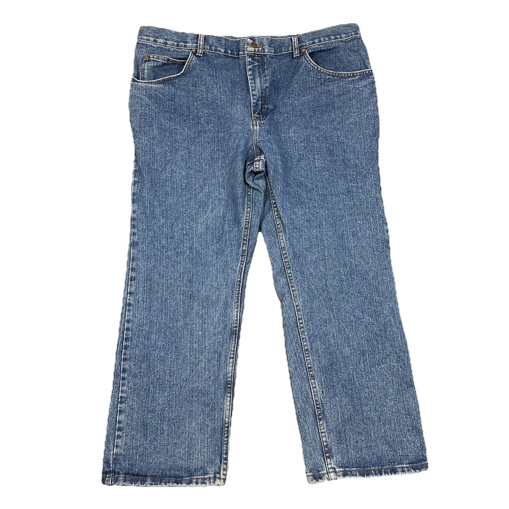 Lee Jeans Mens 44x29 Pepper Stone Denim Cotton Straight Fit Jeans