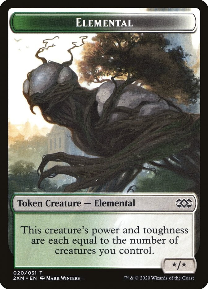 Elemental 1x TOKEN MtG ENGLISH Double Masters SP/NM-image