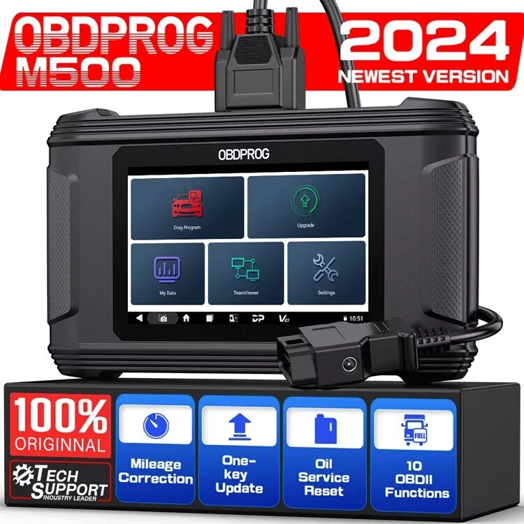 OBDPROG M500 Mileage Odometer Correction Diagnostic Oil Reset Tool OBDII scanner