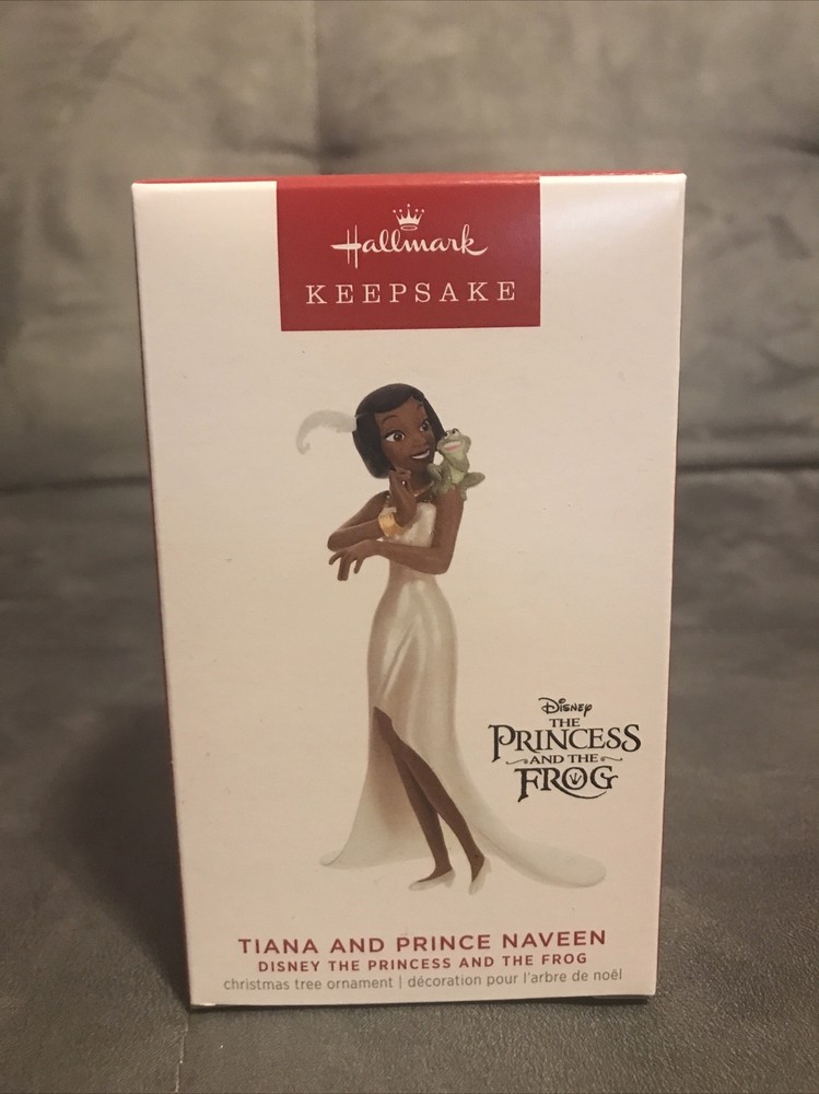 2023 Disney Princess Tiana & Prince Naveen Hallmark Ornament IOB QXD6687