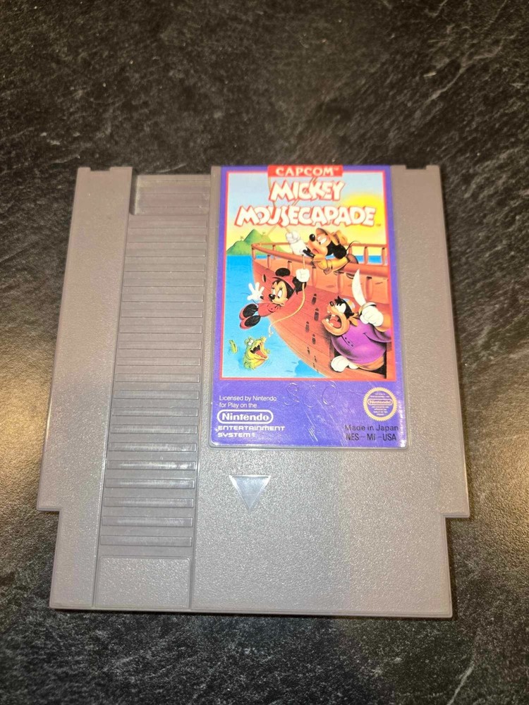 MICKEY MOUSECAPADE - NES - CARTRIDGE VINTAGE 1985 GAME