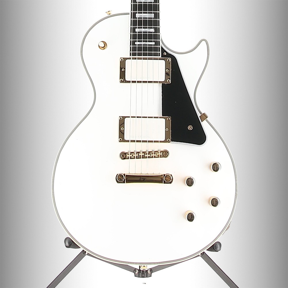 Epiphone Les Paul Custom Inspired by Gibson, Alpine White, Pickup Mod (SR) 99053