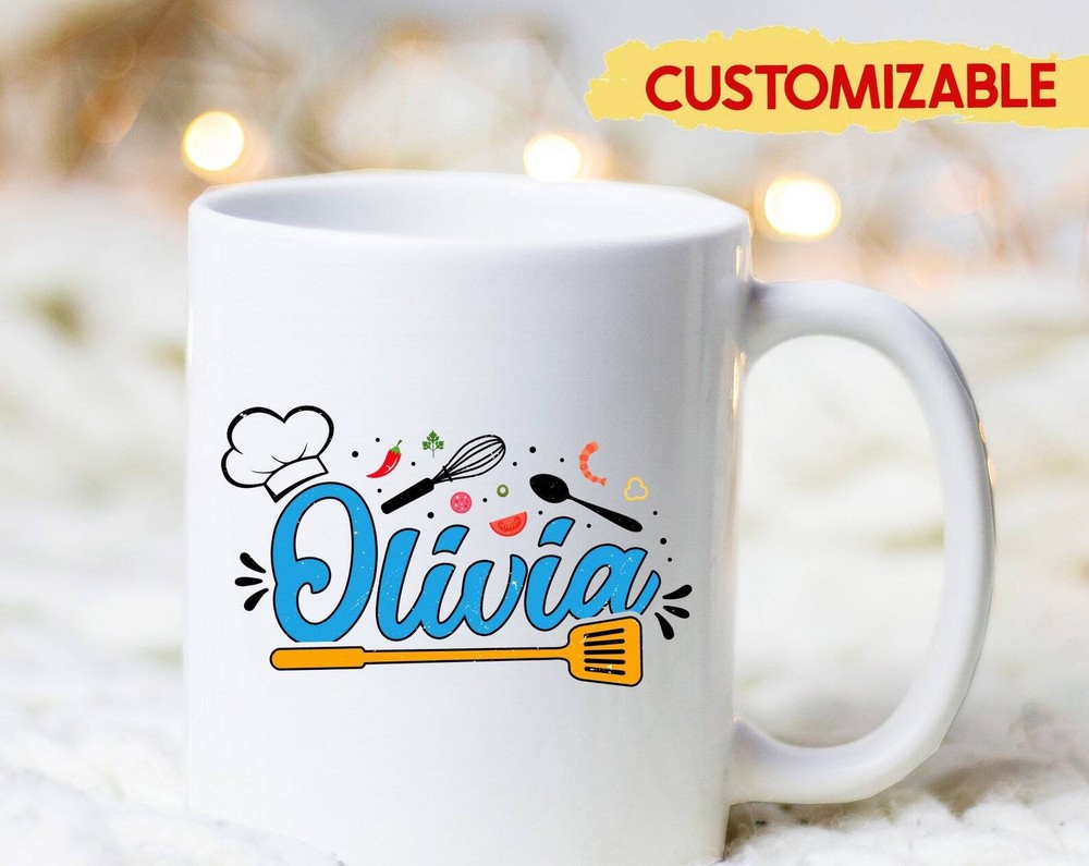 Chef Name Customizable / Mug / Personalized Chef Mug / Chef Gift / Chef Coffee