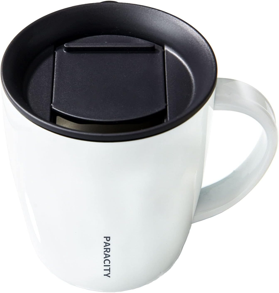 Stainless Steel Coffee Mug Insulated Coffee Mug with Lid and Handle Double Wall