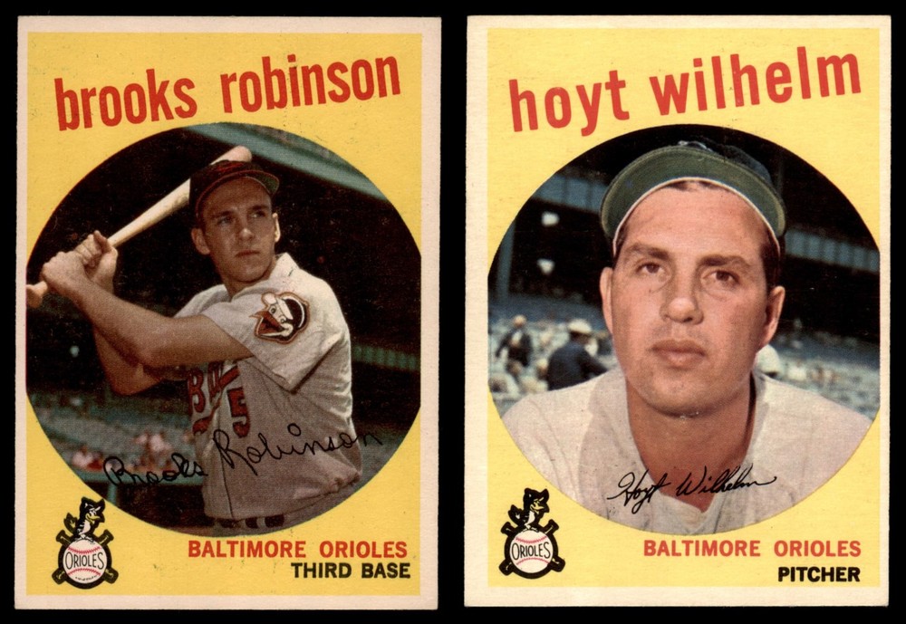 1959 Topps Baltimore Orioles Team Set 4.5 - VG/EX+ 6900122