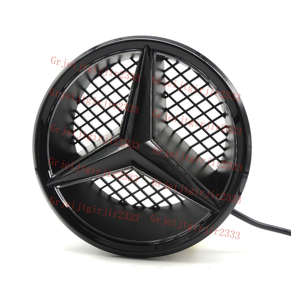 07-14 W204 GLK W245 Front Grille LED Emblem Light Illuminated Star Badge Upgrade