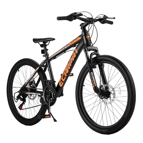 24-Inch Adult Mountain Bike with Aluminum Frame & Shimano 21-Speed Gears  