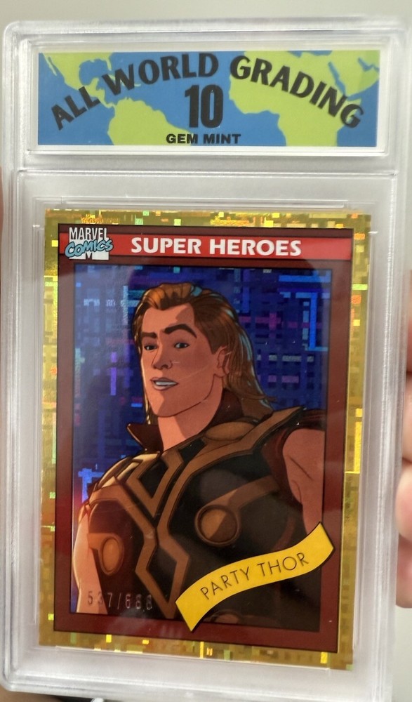 2023 Marvel What If? Gold Dimensions 688 Party Thor #41 GEM MINT 10 Collectible Card