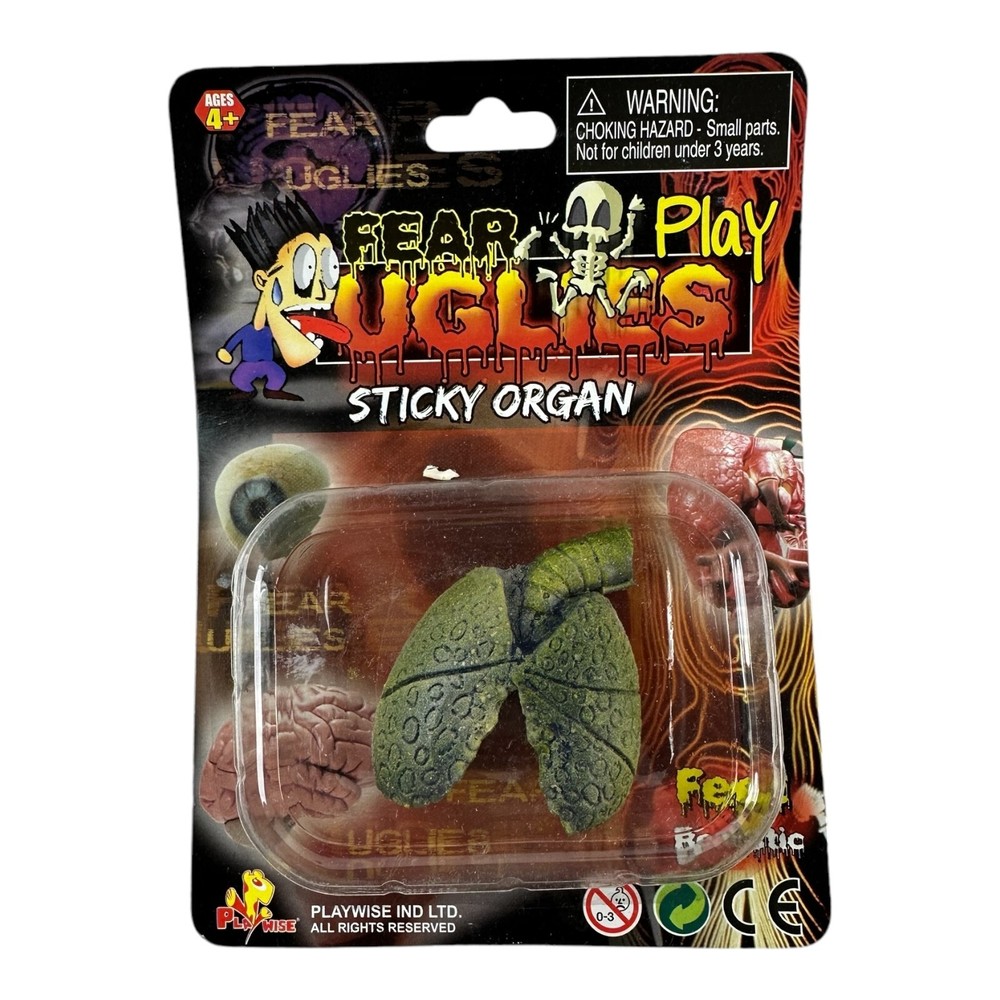VTG Fear Play Uglies Sticky Organ Toy from show FEAR FACTOR. Halloween RARE