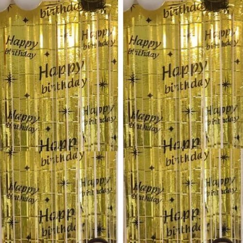 200PC WHOLESALE 2M FOIL FRINGE TINSEL SHIMMER CURTAIN DOOR BIRTHDAY DECOR JOBLOT