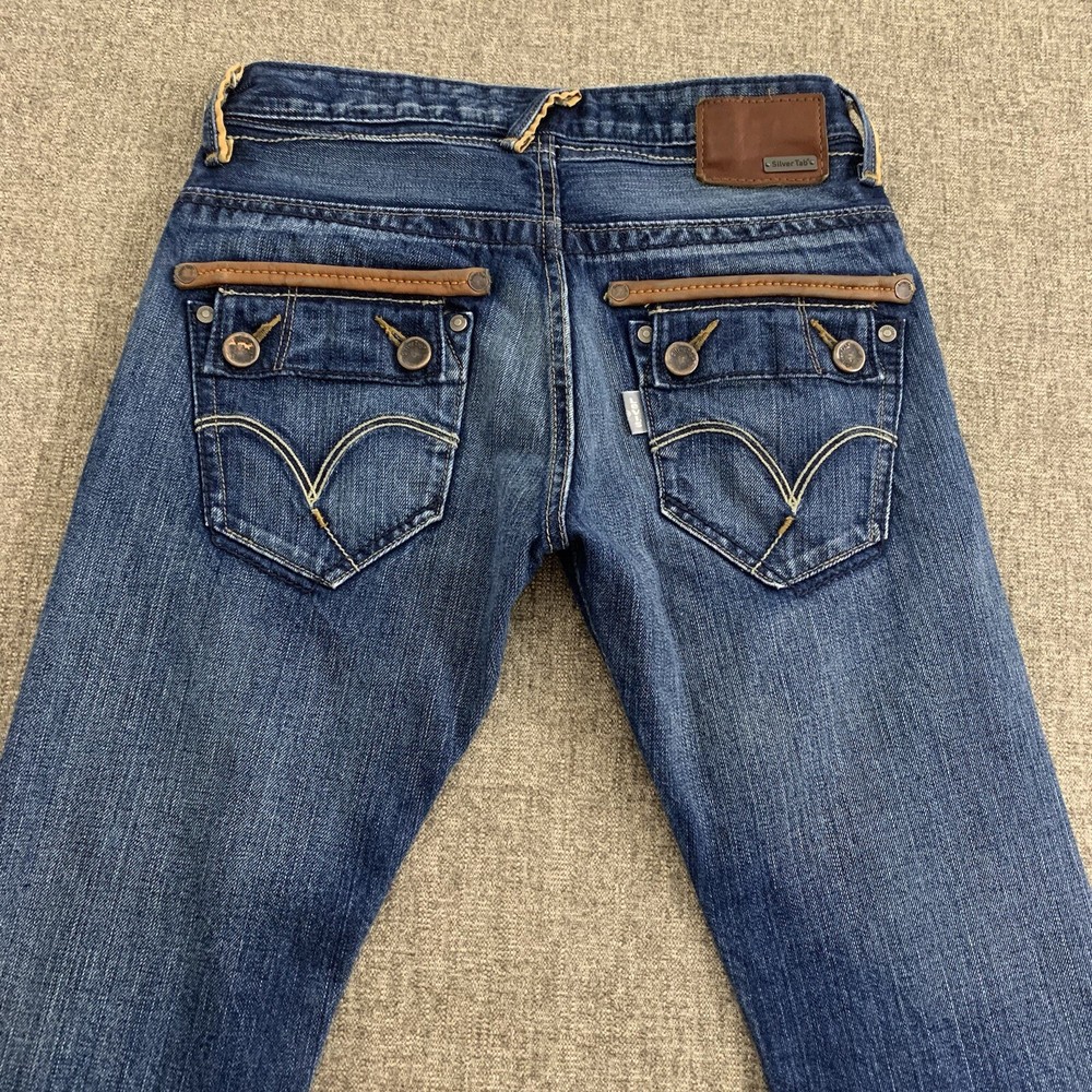 Vintage Levi’s SilverTab Jeans Mens 28x32  (30x31) Blue Boot Cut 90's Y2K
