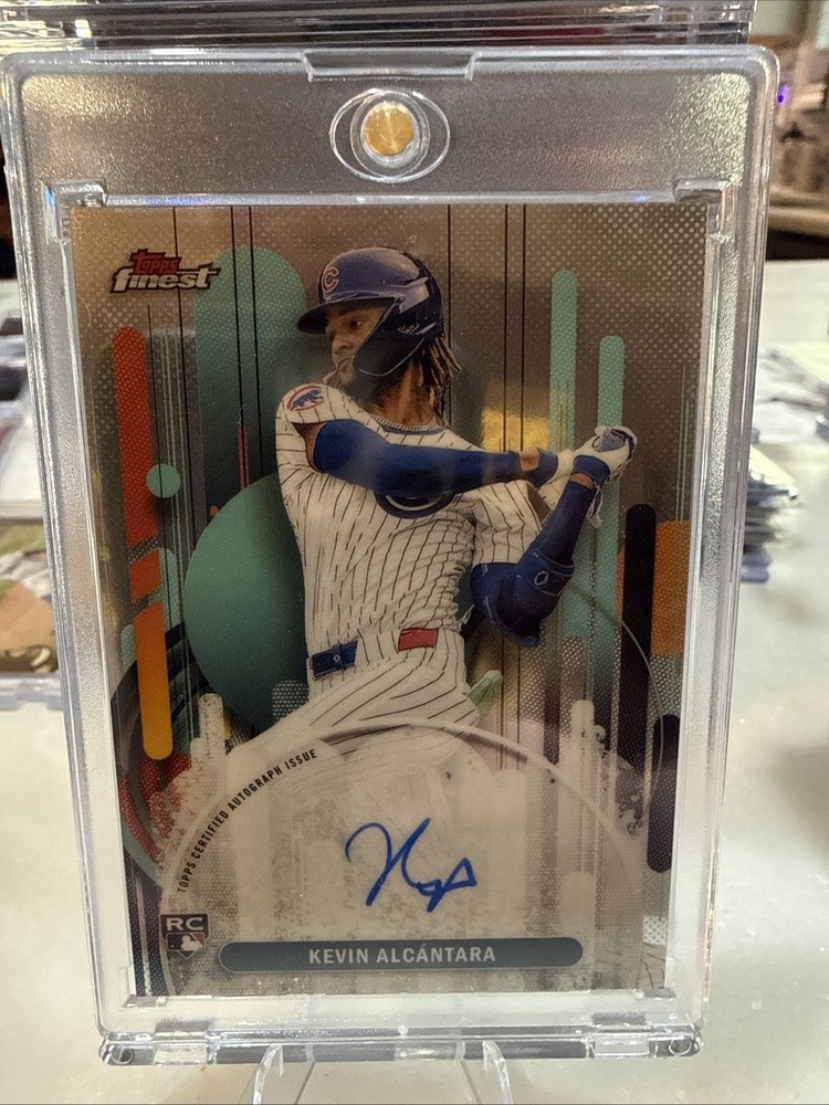 2025 Topps Finest KEVIN ALCANTARA Rookie Auto Chicago Cubs RC #FA-KA