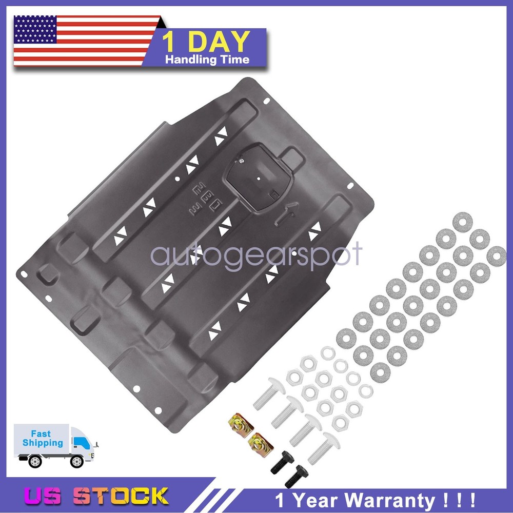 Transmission Skid Plate Gearbox Splash Shield Guard For 2015-2022 Ford F150