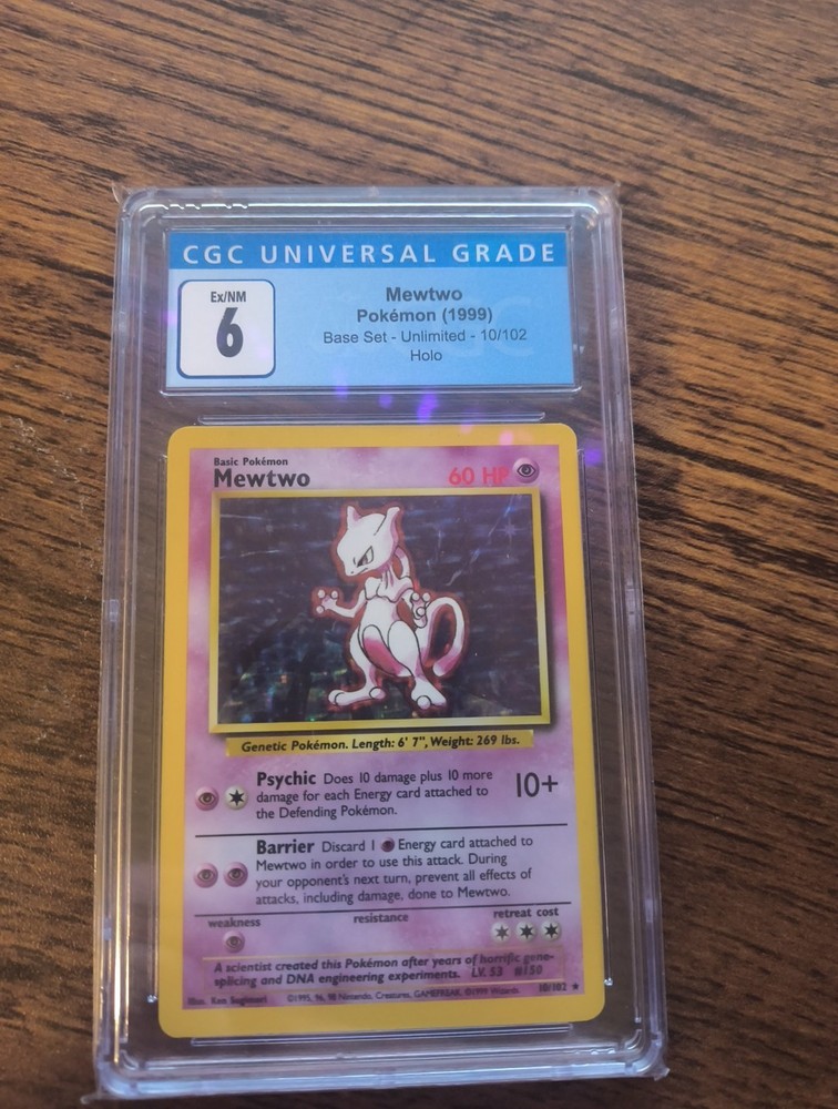 Mewtwo 010/102 Base Set Holo