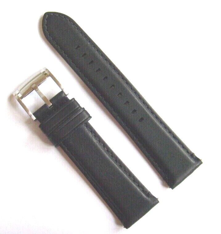 Fossil Original Replacement Leather Strap ME3041 Watch Band Black 22 mm
