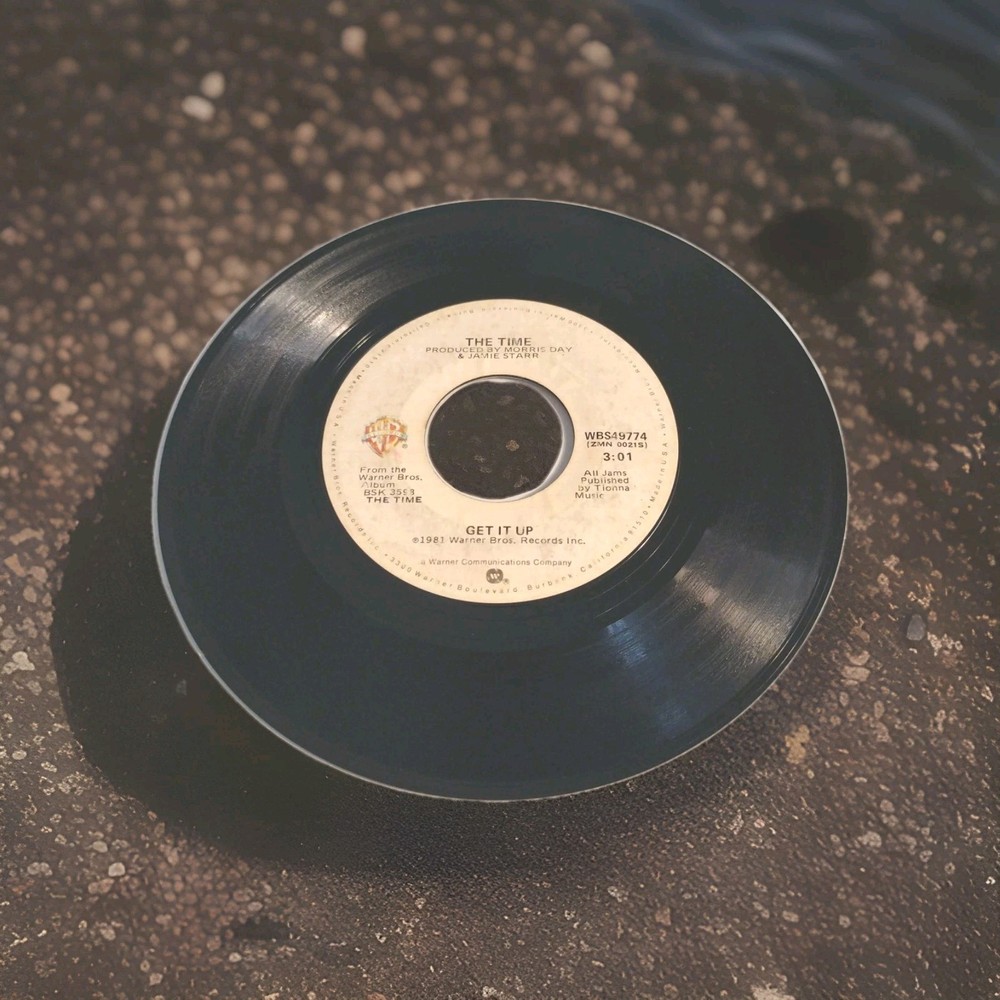 The Time GET IT UP / After High School 45 7” Single Warner Brothers 1981