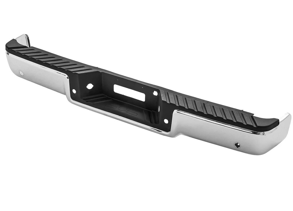 Chrome Rear Step Bumper For 2004 2005 2006 Ford F-150 W/ Park Assist Holes