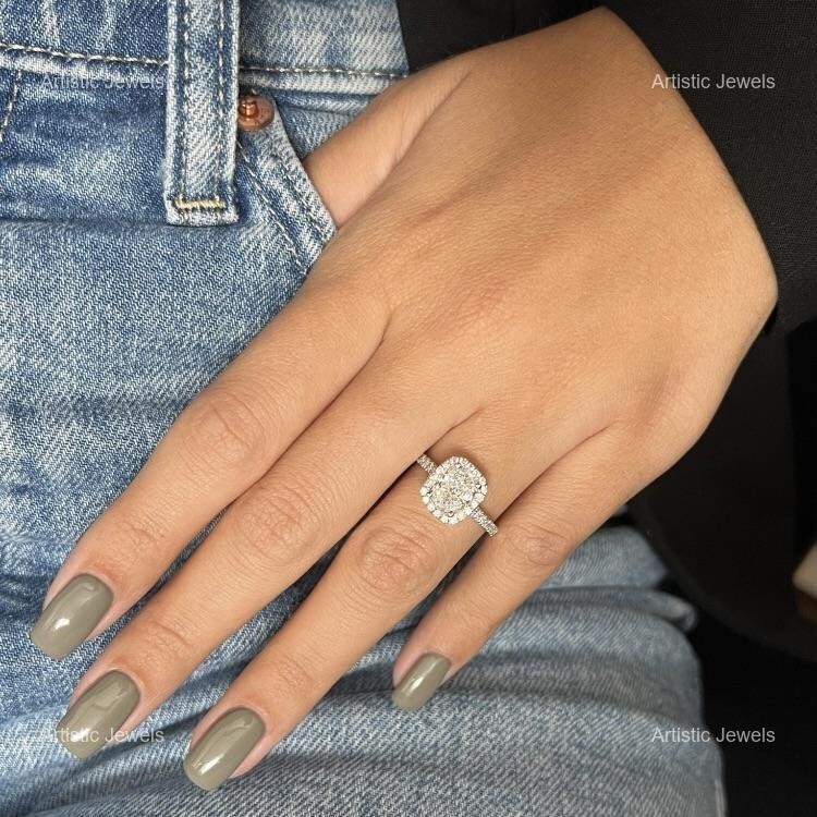 Moissanite 925 Sterling Silver Wedding Stackable Ring for Women in All Sizes US