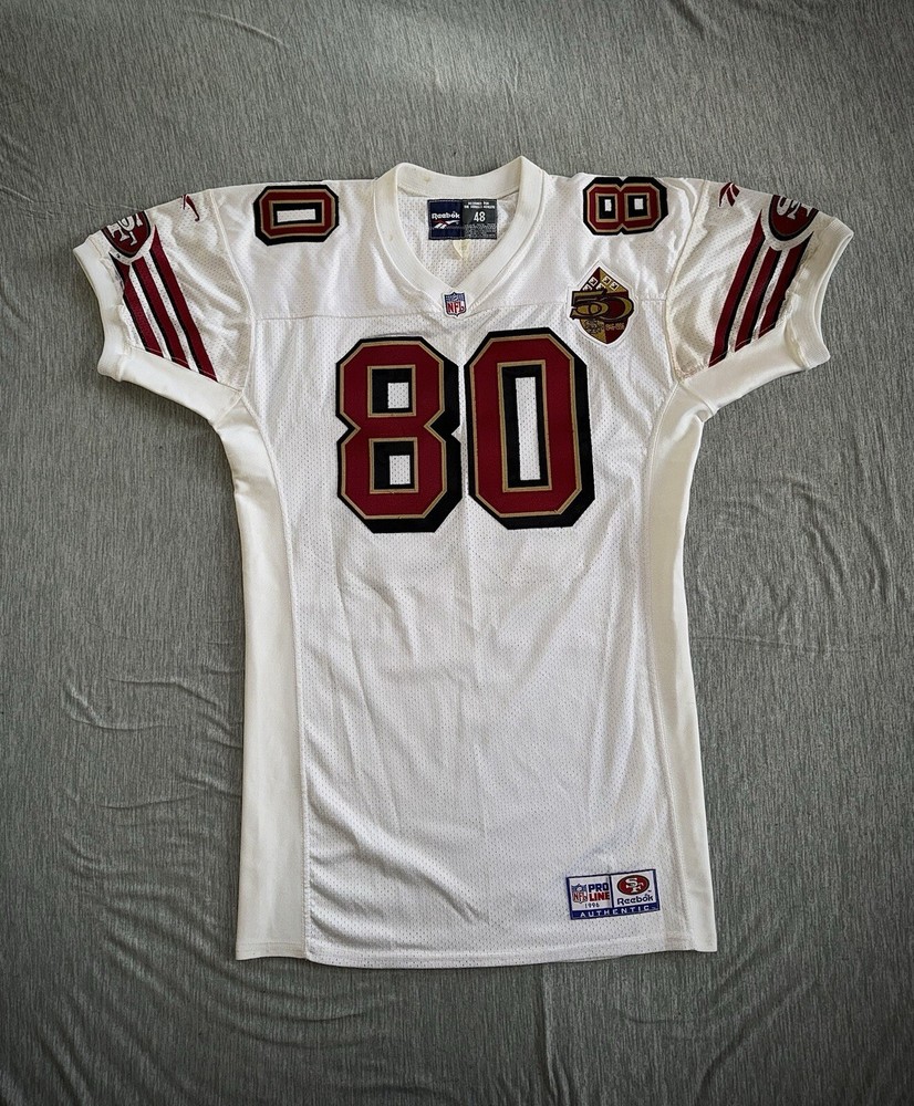 1996 San Francisco 49ers Game Issued Jerry Rice Away Jersey