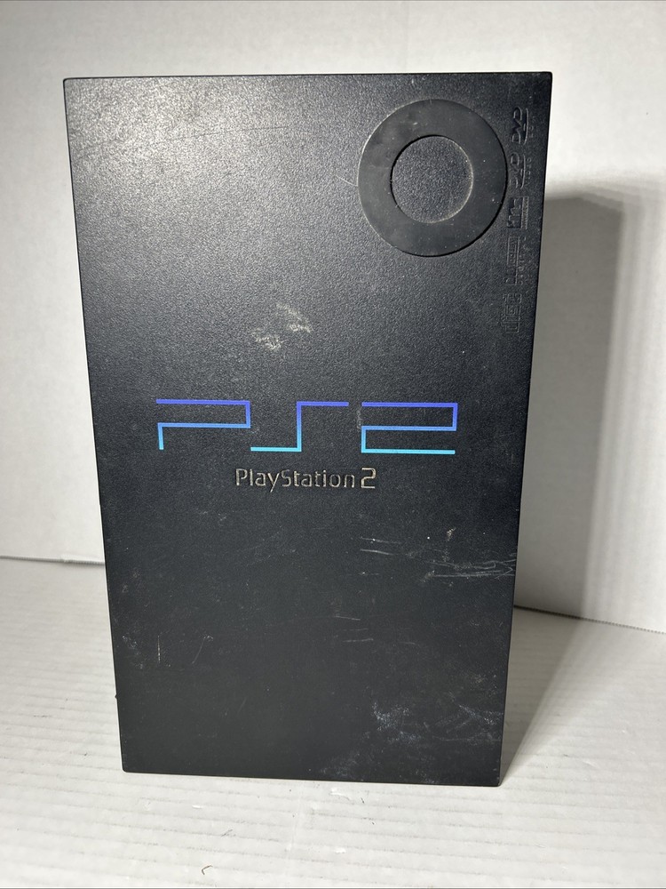 Sony PS2 Fat SCPH-39001 Black Console Only For Parts No Controllers