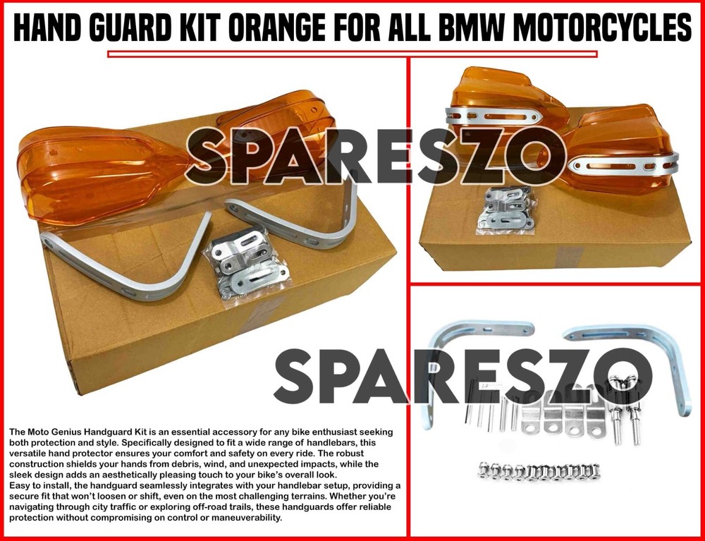 Orange Hand Guard Kit for All BMW Motorcycles