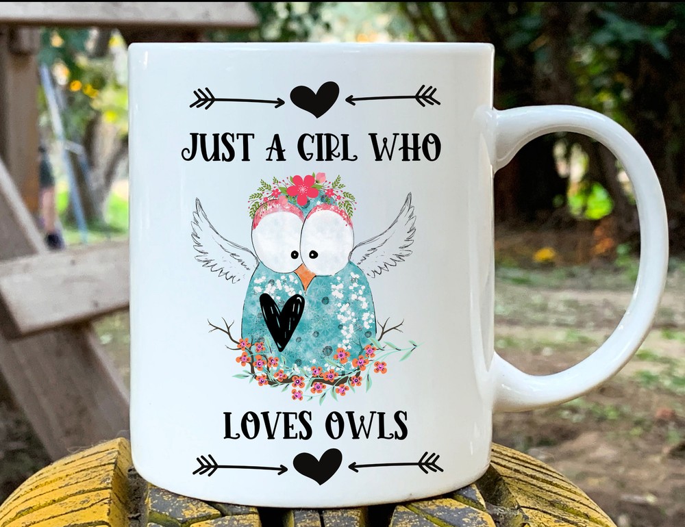 Owl Mug Ceramic Owl Coffee Cup For Women Owl Gifts For Owl Lovers Watercolor