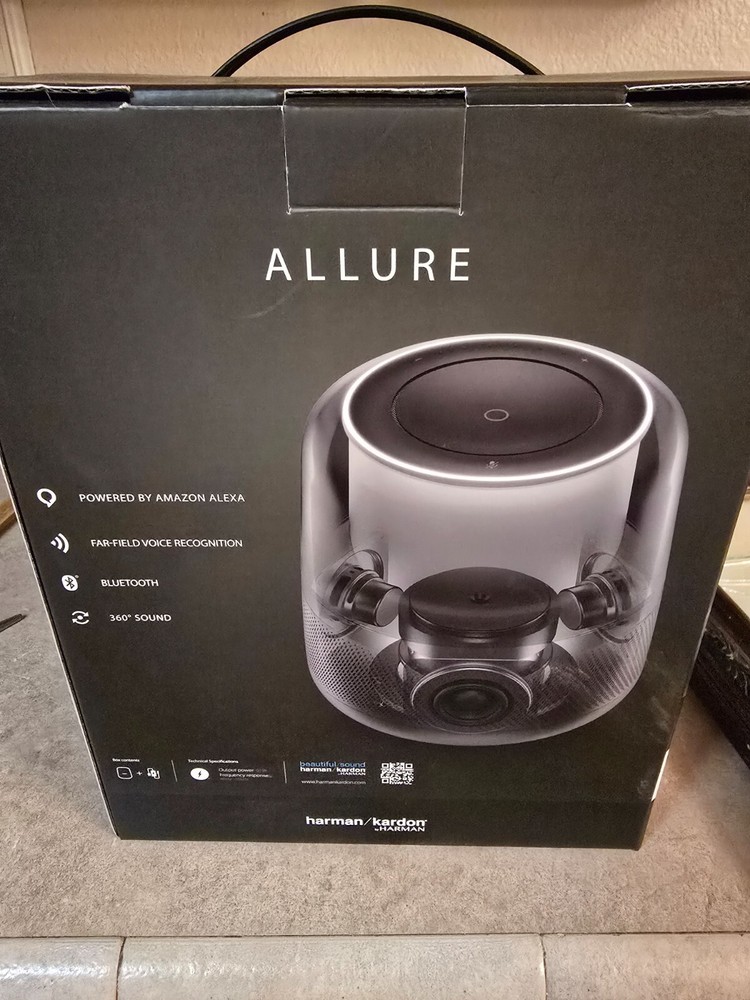 Harman Kardon Allure Bluetooth Speaker Smart Wireless Voice Activated WiFi Alex