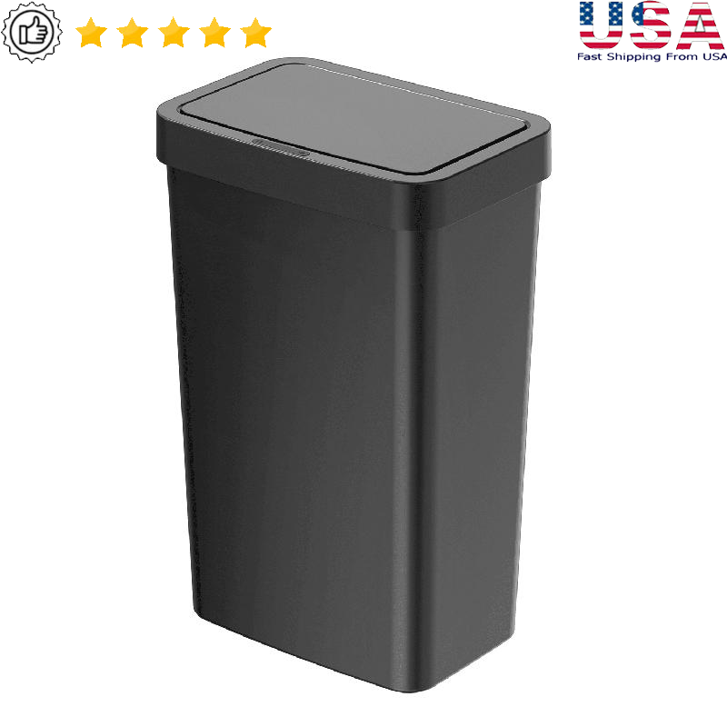 Touchless Motion Sensor Trash Can 13 Gallon Kitchen Wastebin Automatic New