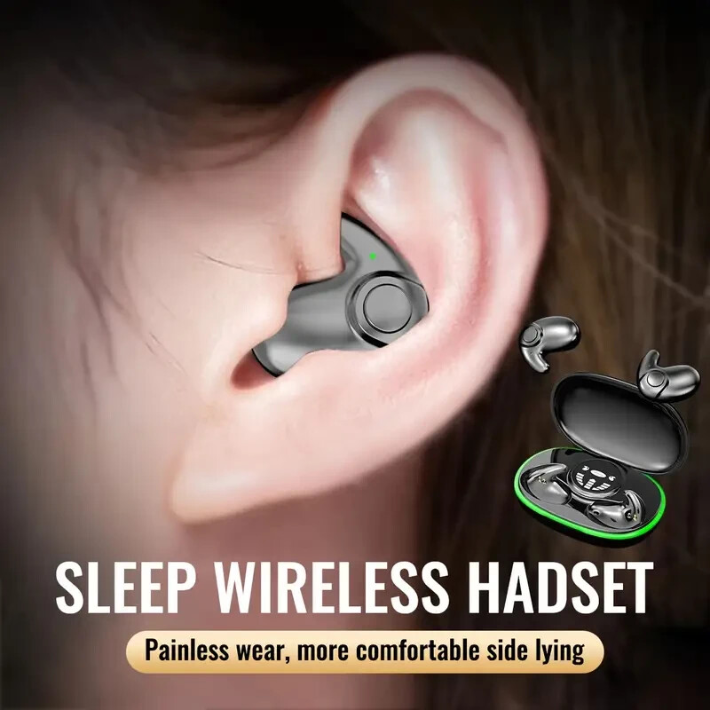 TWS Wireless Earbuds | Ultra-Thin, Painless Invisible Sleep Headphones