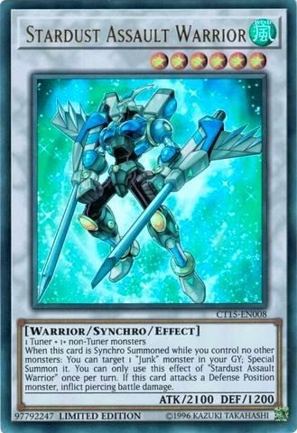 Stardust Assault Warrior Limited NM 2018 Mega-Tins YuGiOh Card