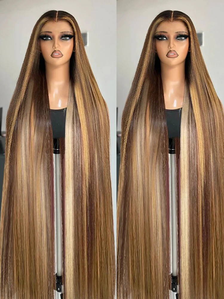 Glueless Preplucked Straight 13x4 HD Lace Front Human Hair Wig