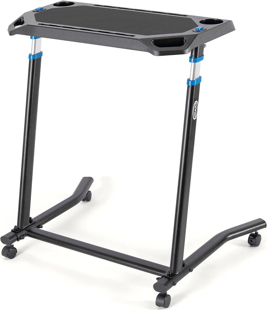 CXWXC Indoor Cycling Desk - Adjustable Height Bike Deak Laptop Stand Non-Slip Su