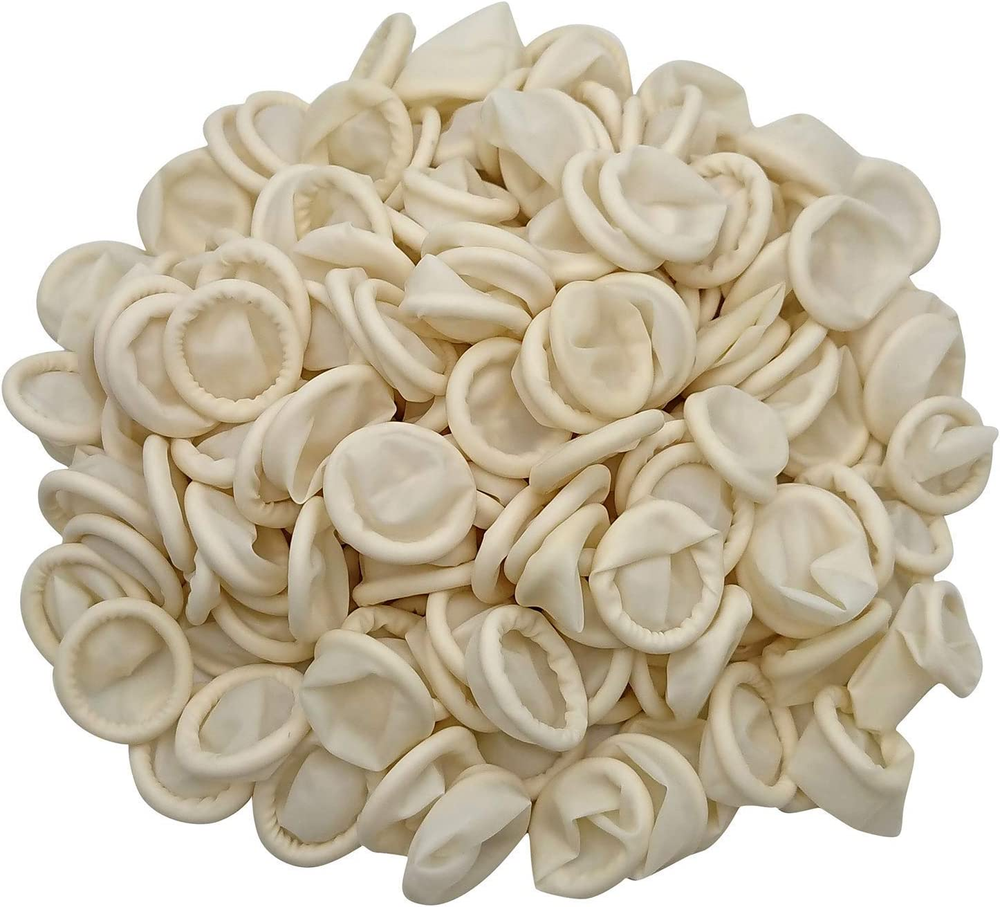 Anti-Static Disposable Latex Finger Cots for Protective Fingertip Coverage