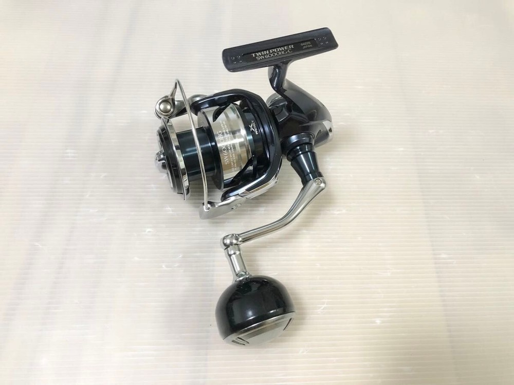 SHIMANO 21 TWIN POWER SW6000HG Spinning Reel Japan Used