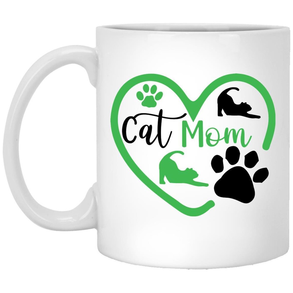 Cat Lover Coffee Mug Cat Mom  Coffee Mugs Gift For Cat Owners Coffee Cup For Cat