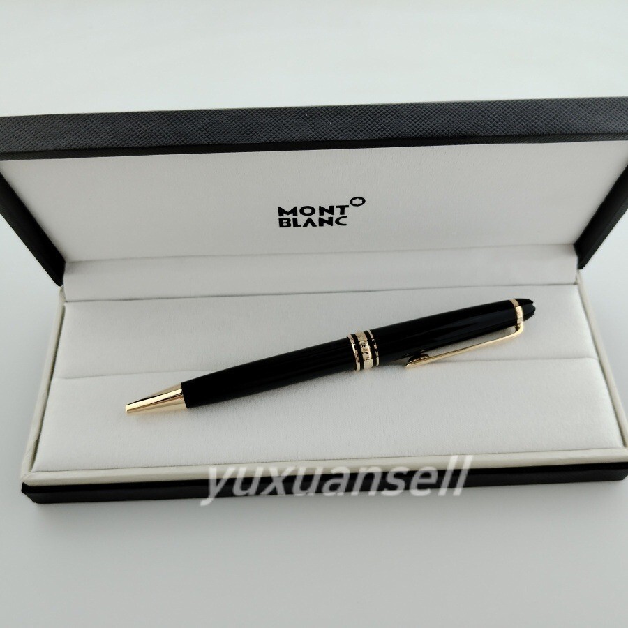 New Montblanc Gold Finish Meisterstuck Classique Luxury Ballpoint Pen 163