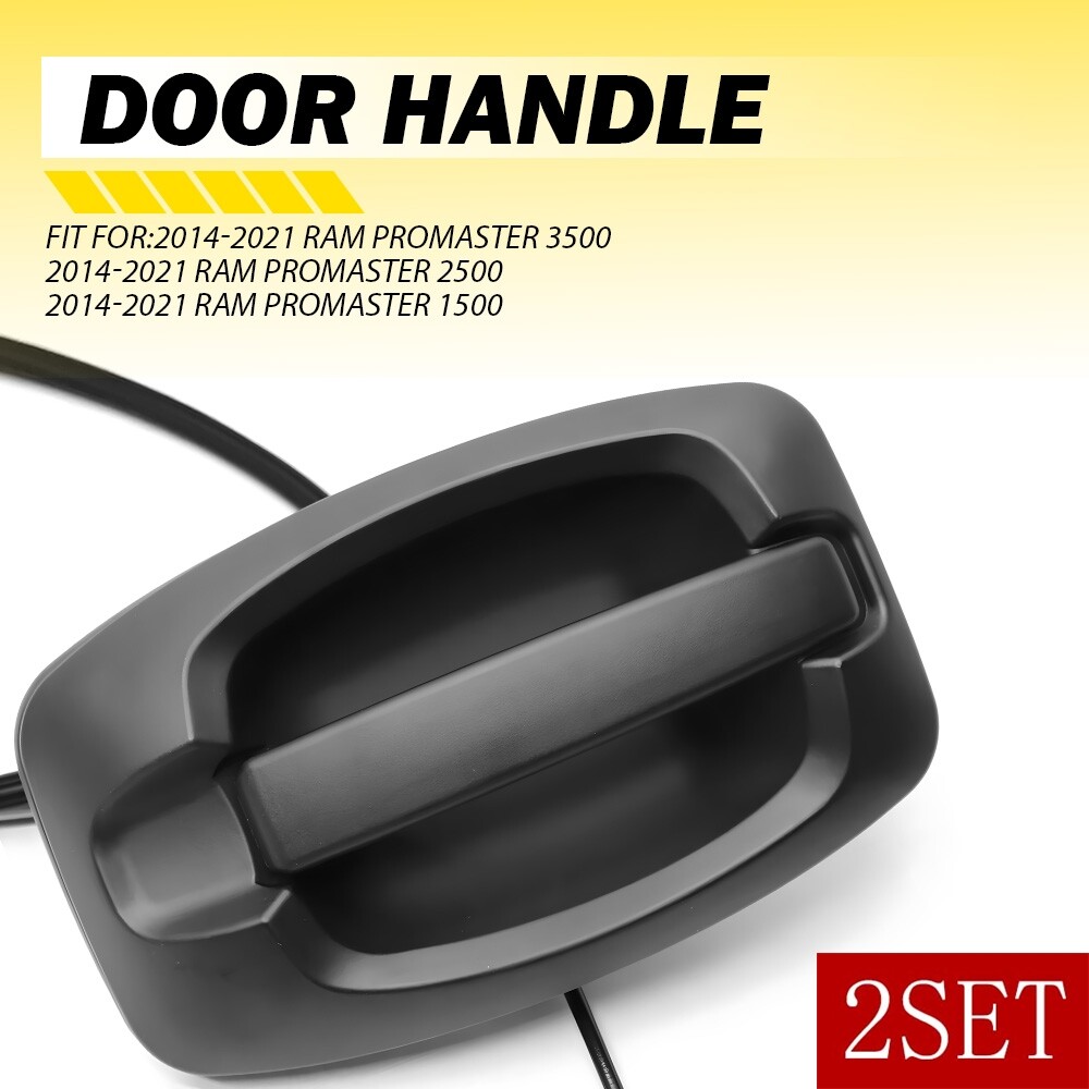 2x Sliding Door Handle for Ram ProMaster 3500 2500 1500 2014-2021 5RK14JXWAB M