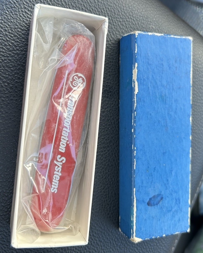 Victorinox 58mm Classic SD Swiss Army Knife with GE Logo in Red