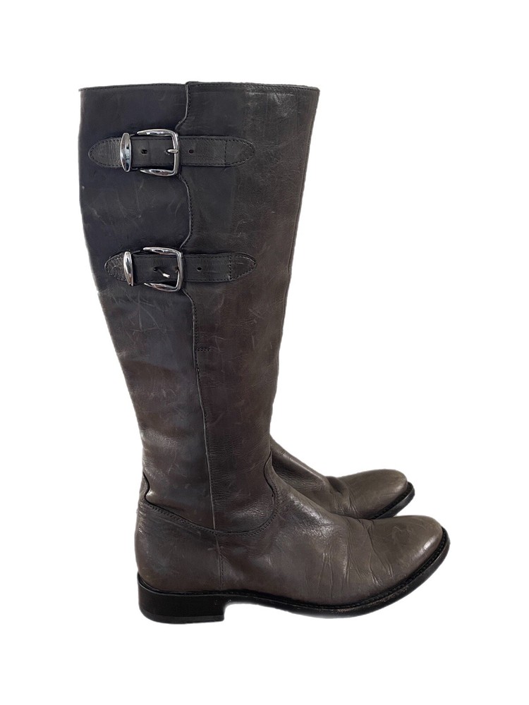 Jil Sander Knee High Leather Riding Boots | EU 37