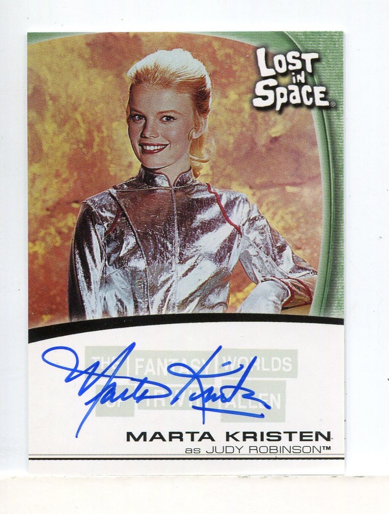 Fantasy Worlds of Irwin Allen Lost in Space Marta Kristen Autograph Card A7