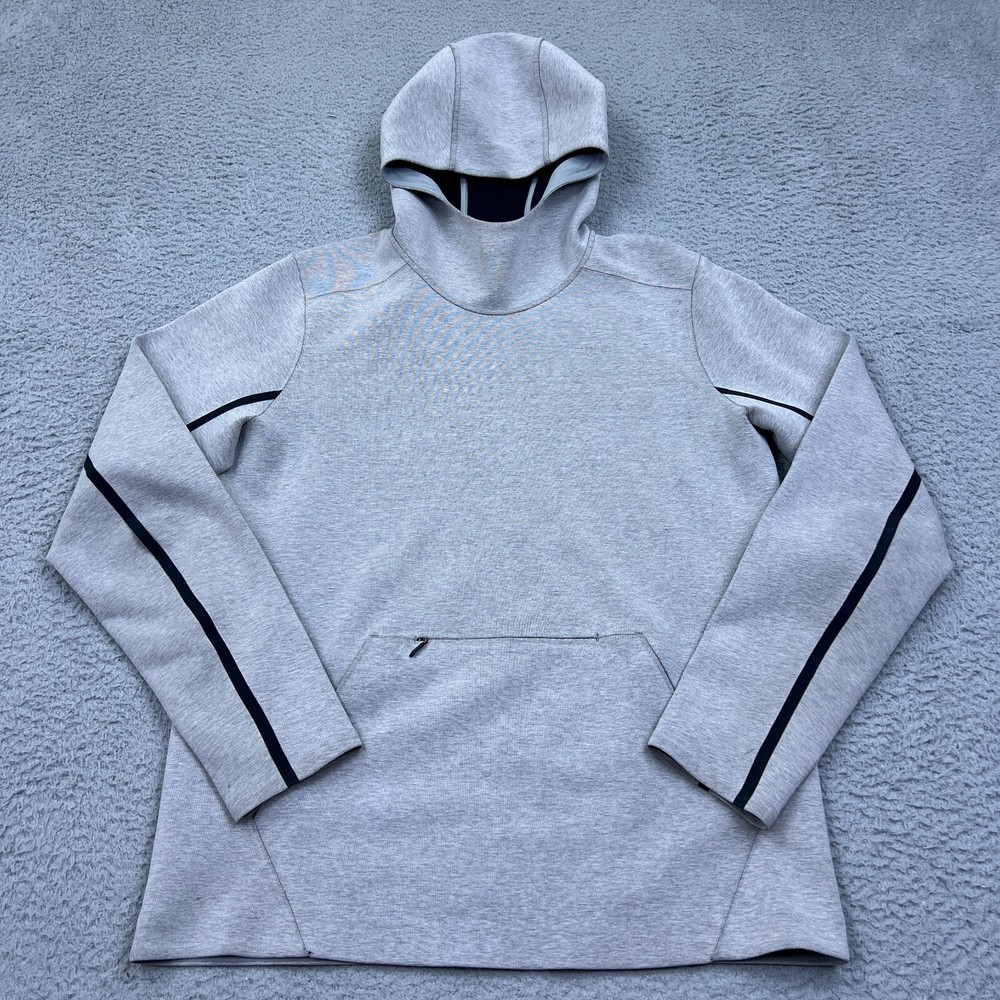 Lululemon Men's Stratum Hoodie - Heathered Cable Black Reflective M3ADCS Size M