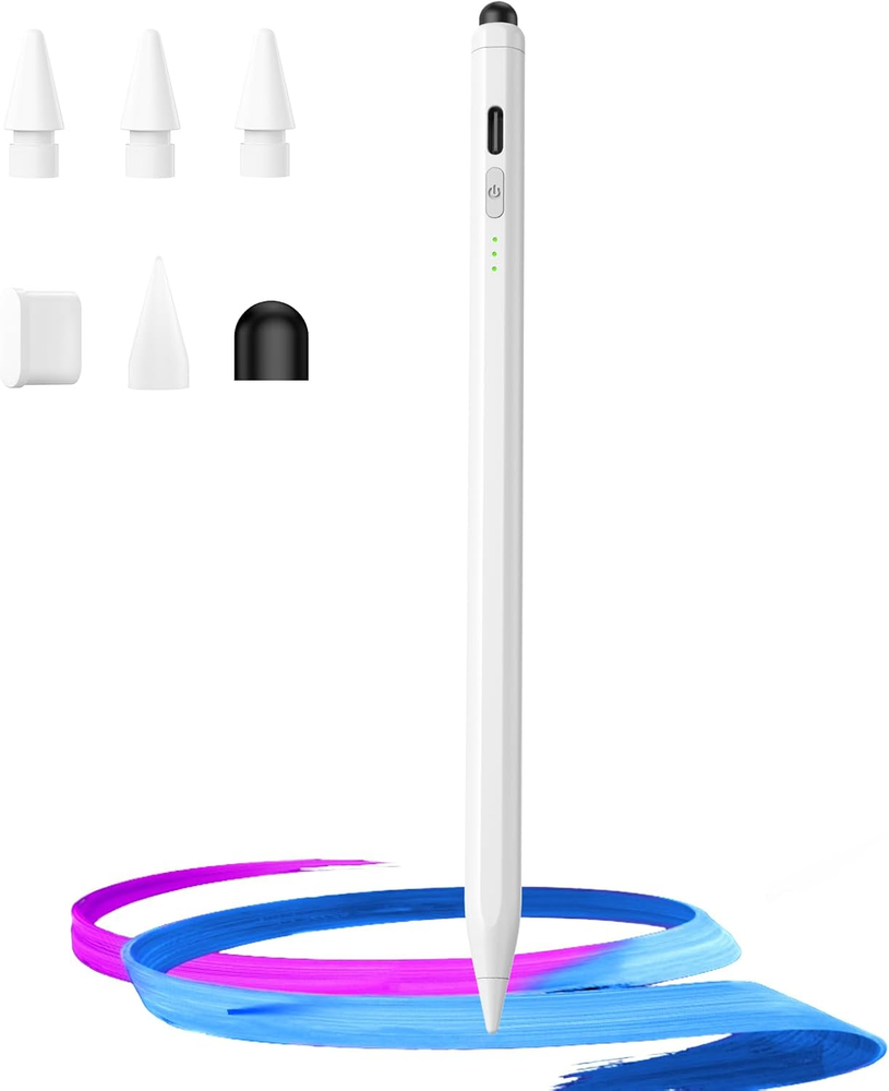 iPad Stylus Pen (2018-2025) with Fast Charge & Tilt Sensitivity  
